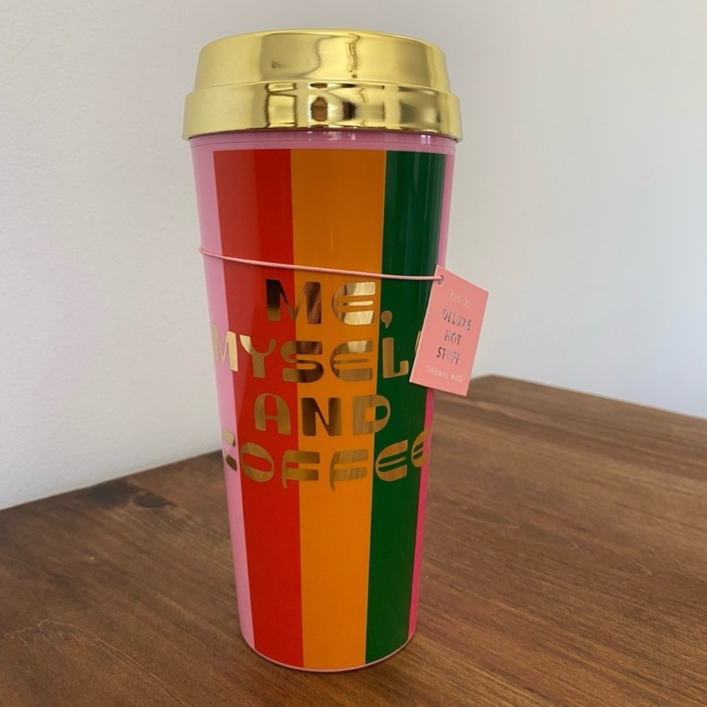 Colorful Travel Mug - Me & Myself & Coffee